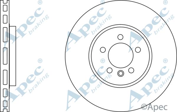 APEC BRAKING stabdžių diskas DSK3013